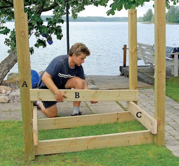 Bygga stenkista brygga Bygga stenkista brygga